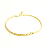 Gold Braid Bracelet