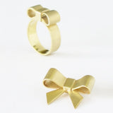Bow in 14 Krt Gold