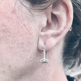 Flora ear pendants (Silver)
