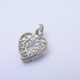 Give Love! Heart Mini in Silver (pendant only)
